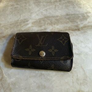 Louis Vuitton Monogram Small Wallet in Dark Brown